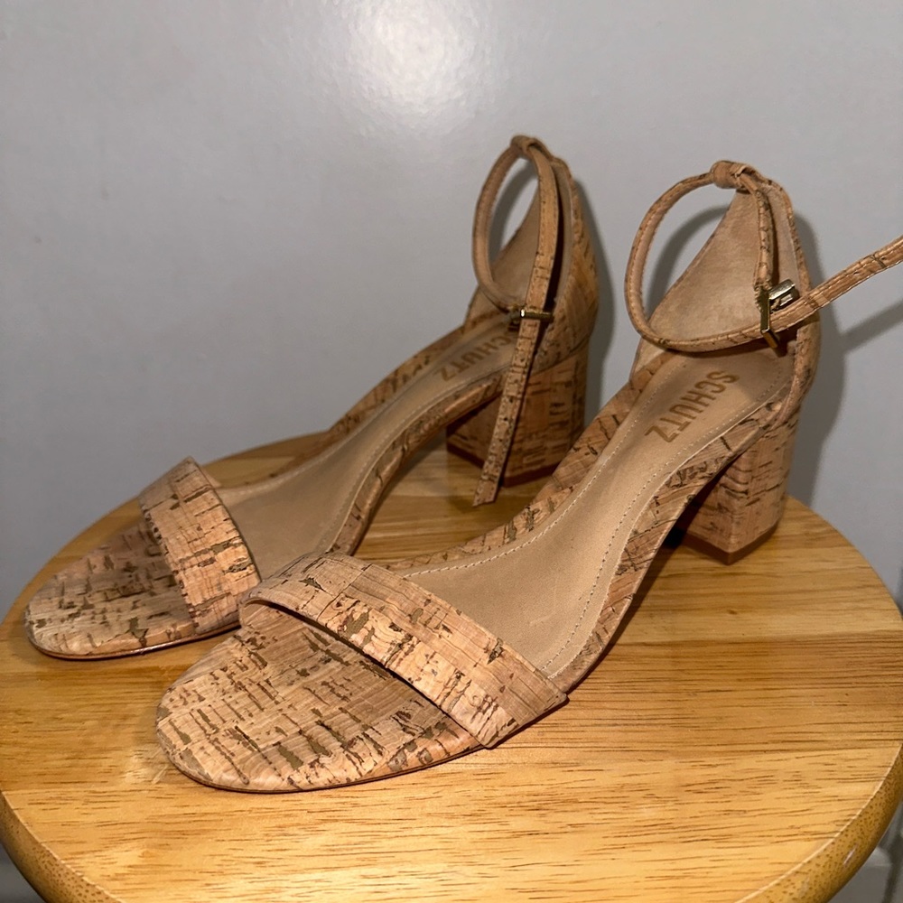 Schutz Cork Sandal Women’s 7.5